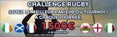 Challenge Rugby 6 Nations sur ParionsWeb.fr